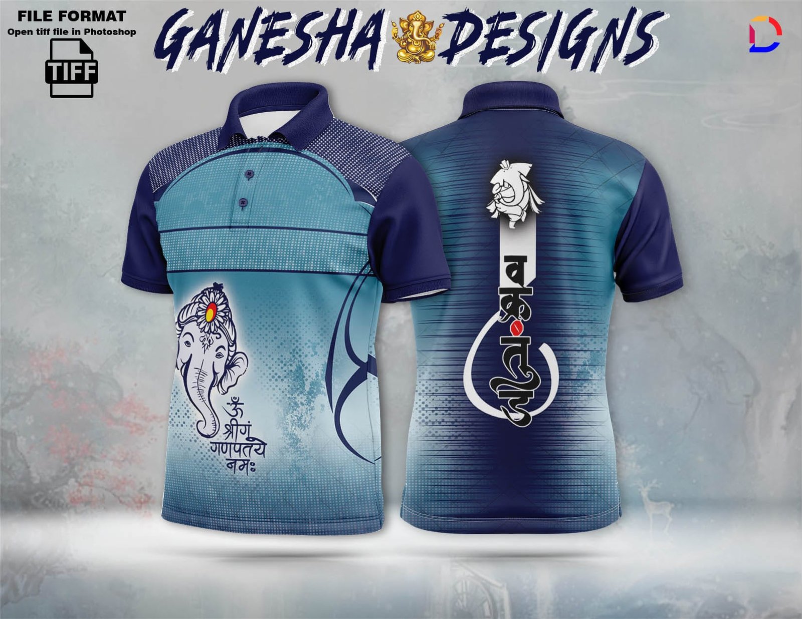 Ganesha Festival Tshirt Design