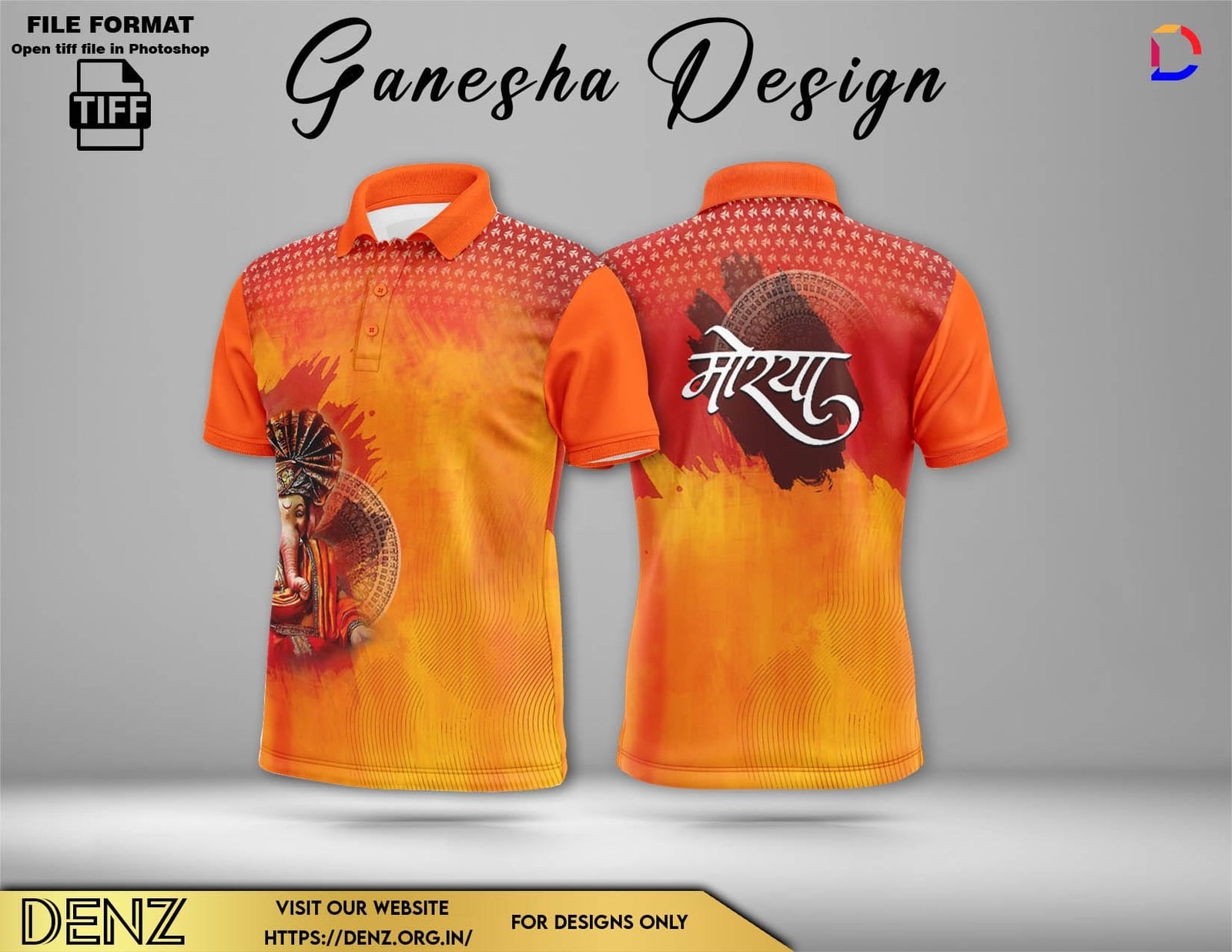 Ganesha Festival Tshirt Design