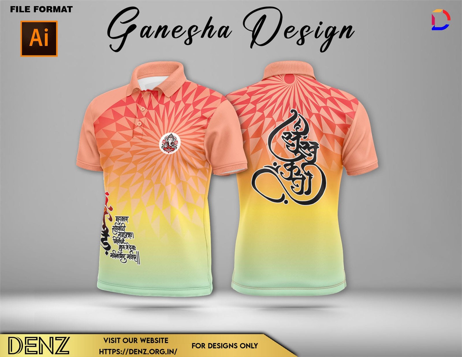 Ganesha Festival Tshirt Design