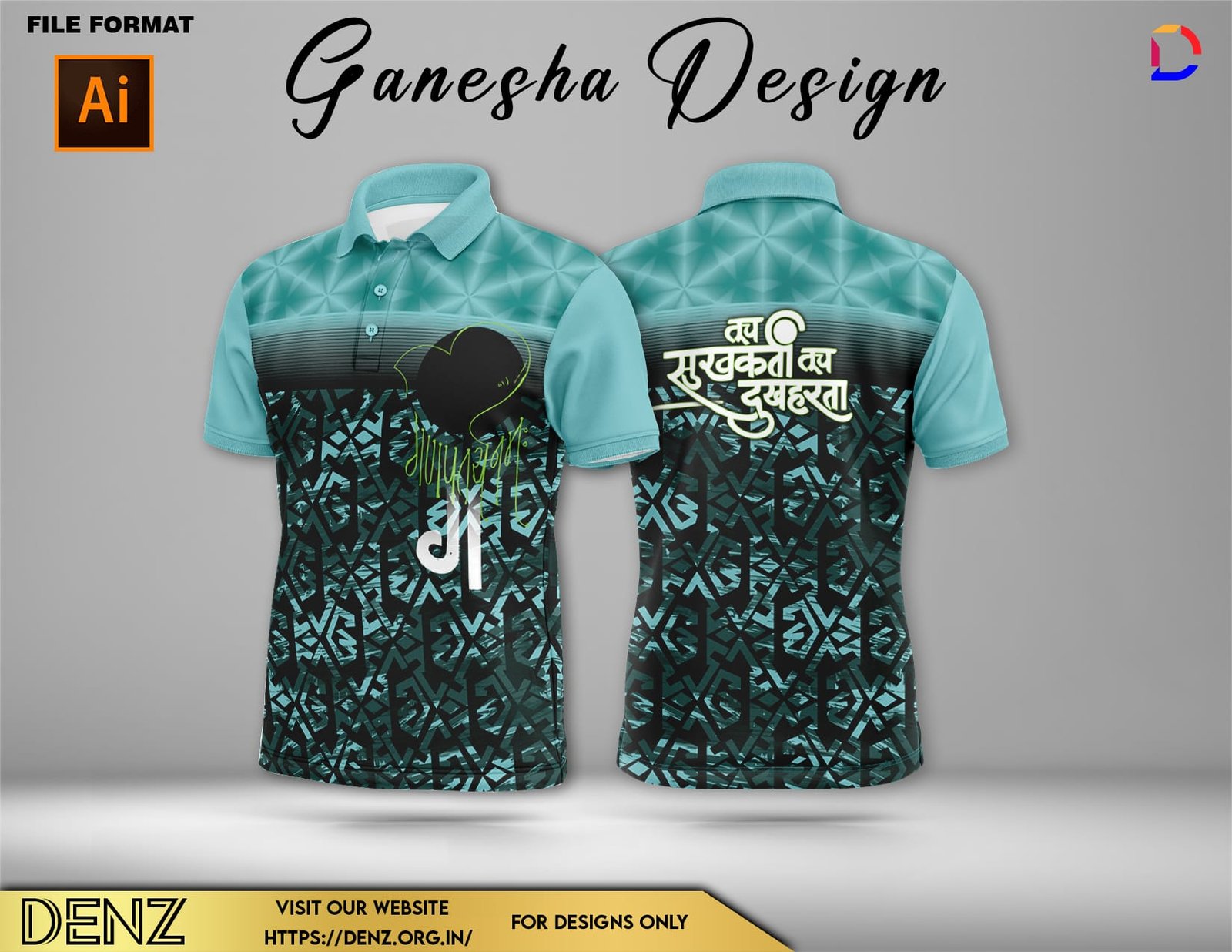 Ganesha Festival Tshirt Design