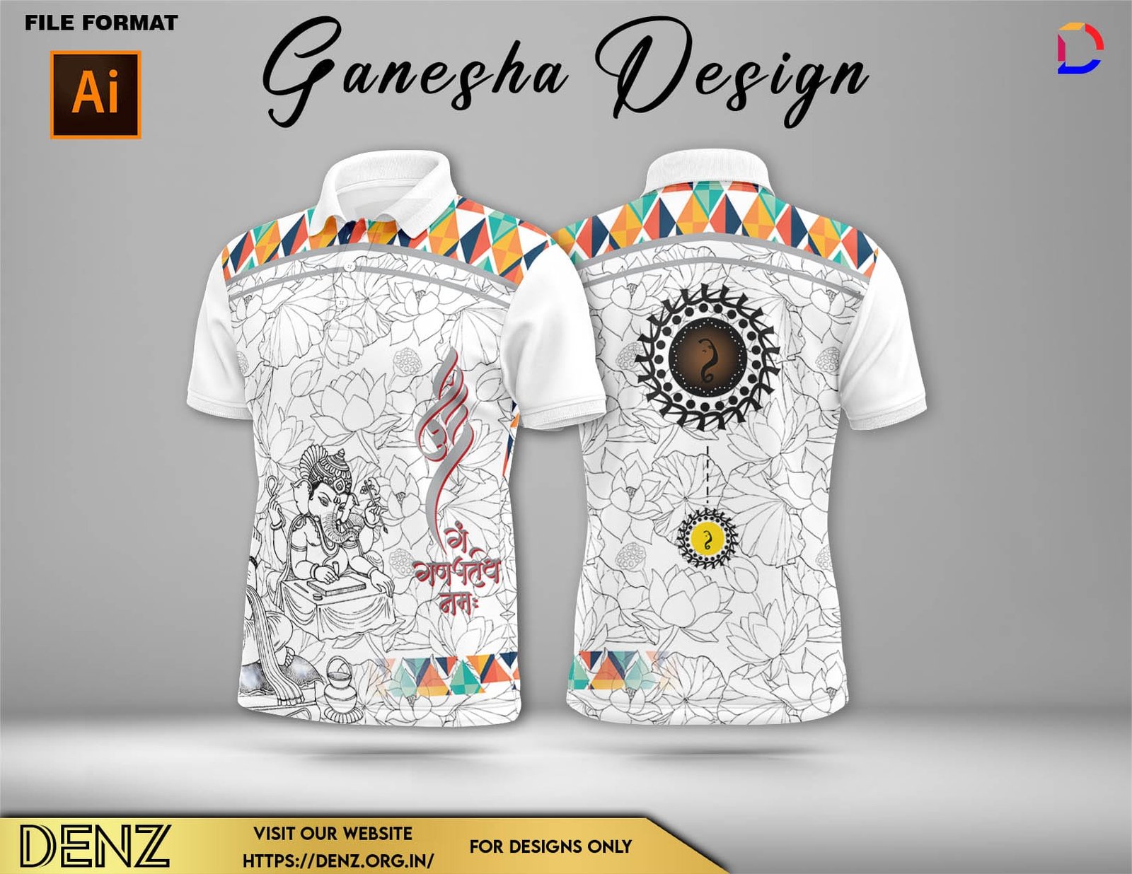 Ganesha Festival Tshirt Design