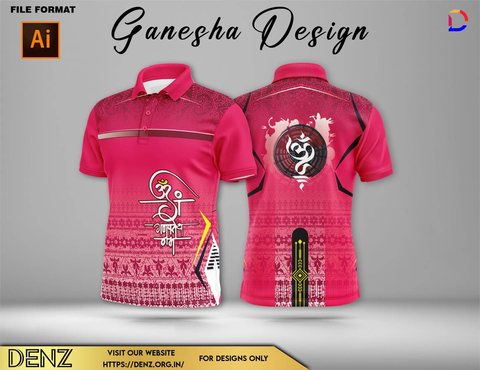 Ganesha Festival Tshirt Design