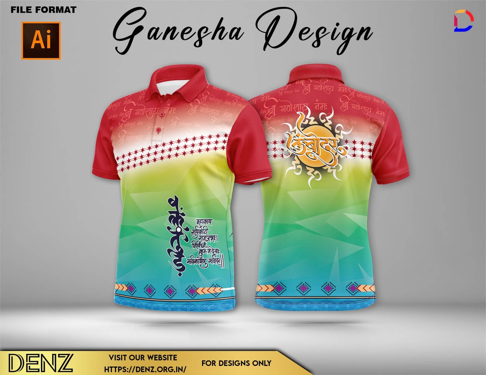 Ganesha Festival Tshirt Design