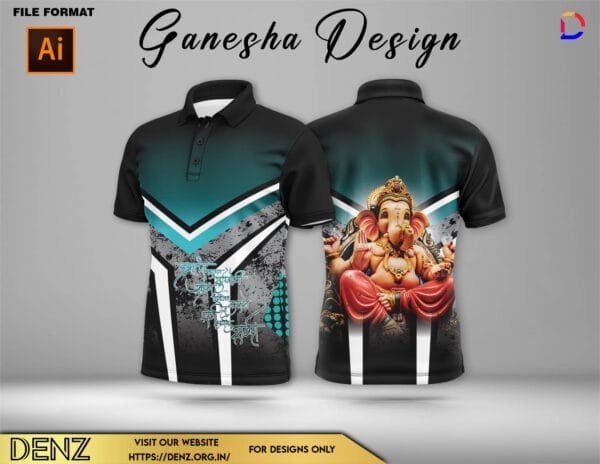 Ganesha Festival Tshirt Design