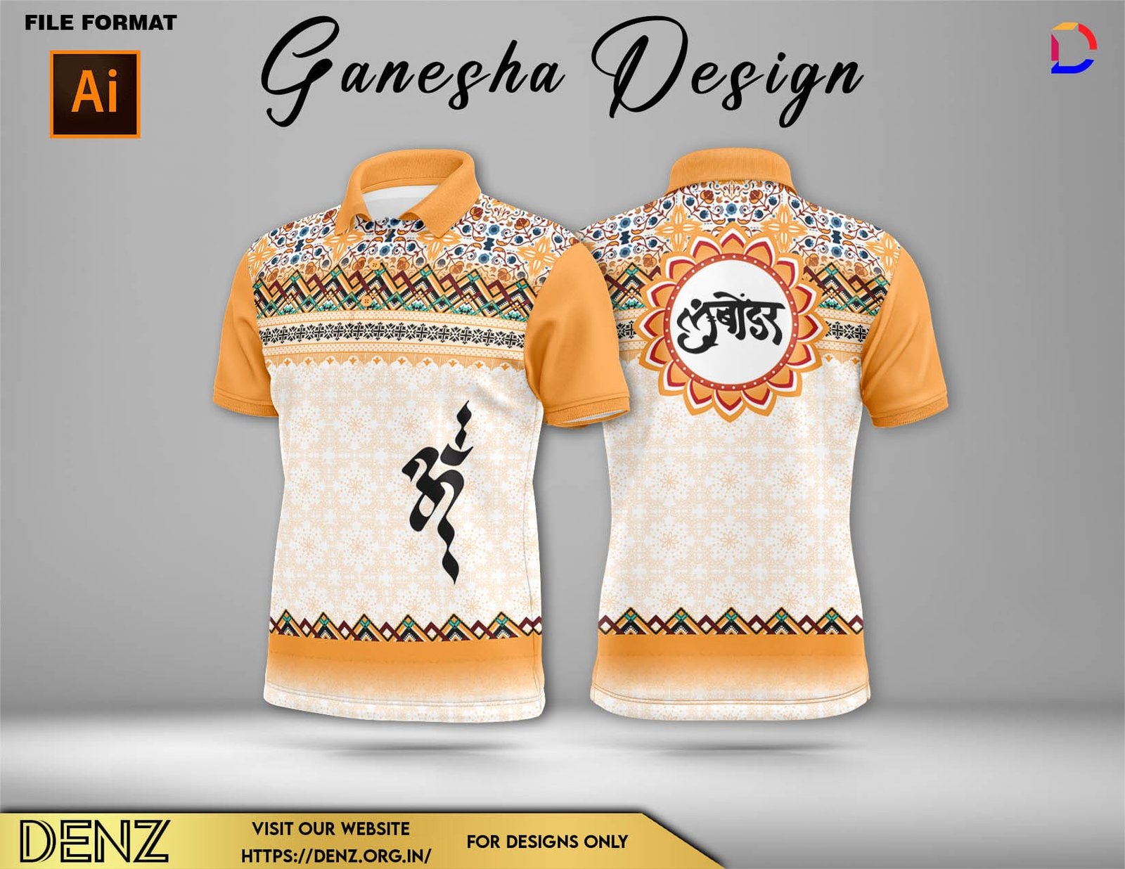 Ganesha Festival Tshirt Design