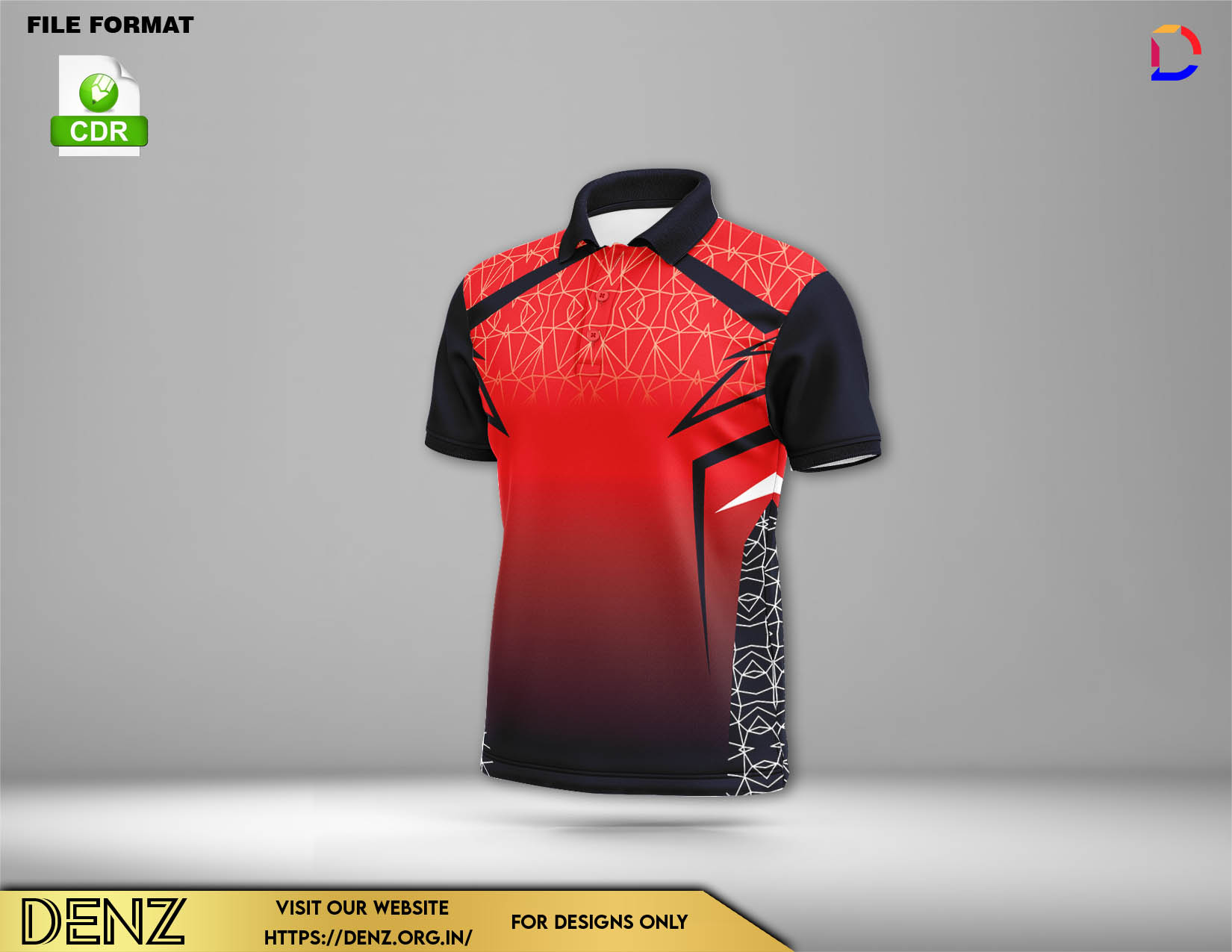 17 RED SPORTS JERSEY DESIGN
